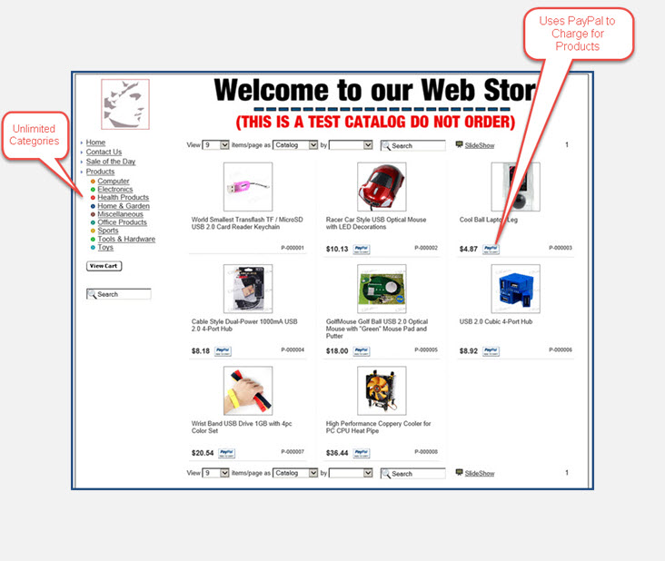 Webstore View of Credit Money Machine Cloud Software