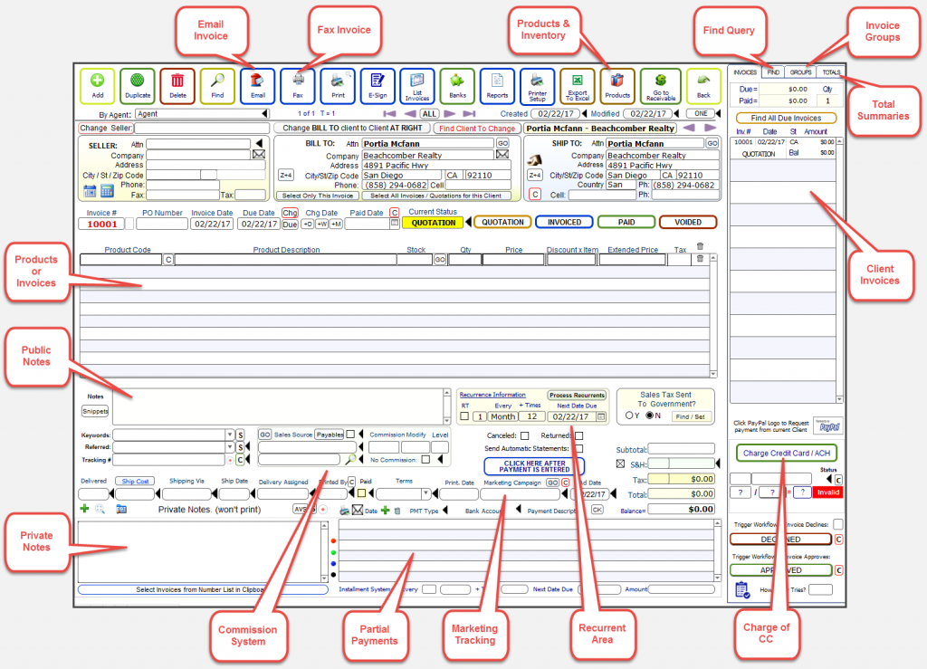 Invoice System Of Credit Money Machine Program