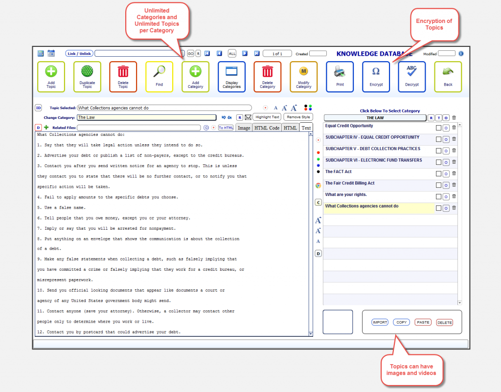 Knowledge Database Of Credit Money Machine Software