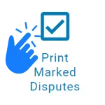 Print Marked Disputes