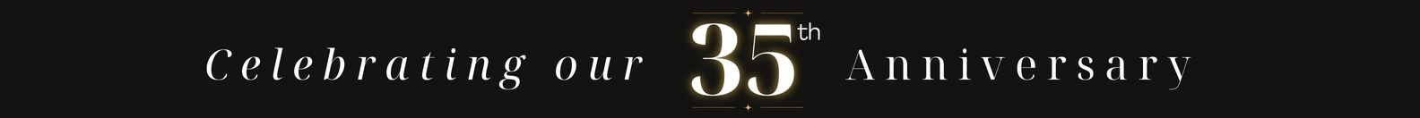 Celebrating 35th Anniversary Banner