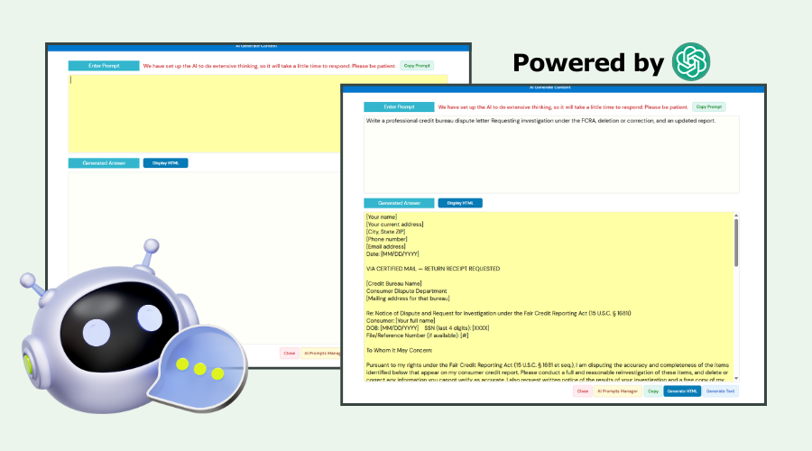 AI-Powered Template Creation