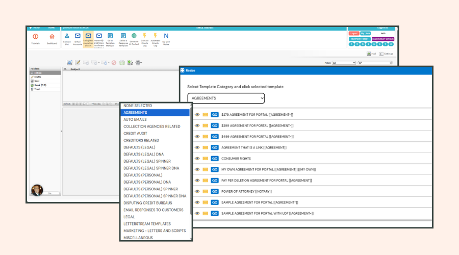 Email System (Send and Received)