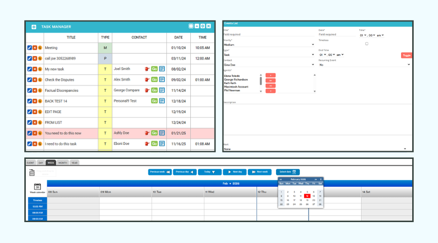Task Manager and Super Calendar