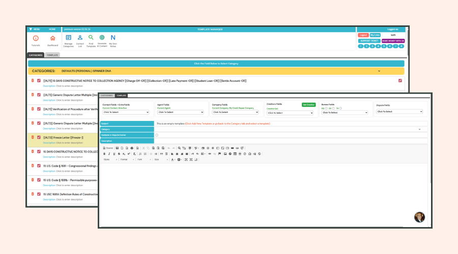 Template Manager