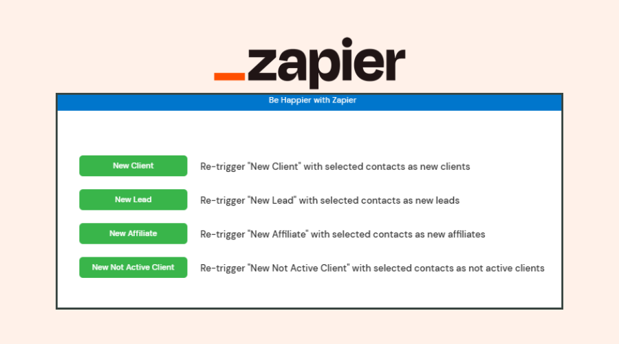 Zapier integration 