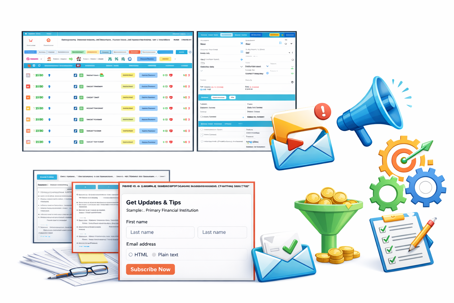 Built-In CRM + Marketing Tools