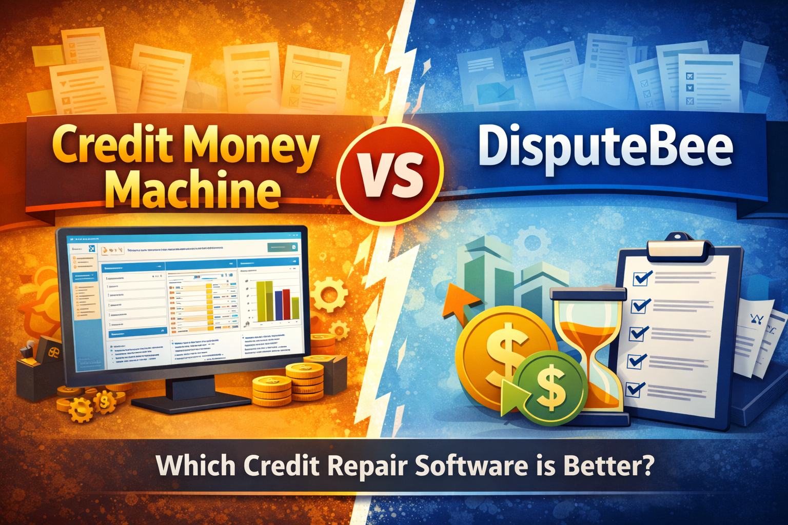 Credit Money Machine vs DisputeBee Credit Money Machine vs DisputeBee