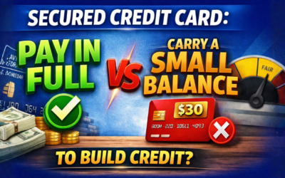 Should You Pay a Secured Credit Card in Full or Carry a Small Balance?