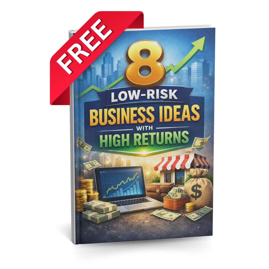 8 Low-Risk Business Ideas with High Returns - Cover